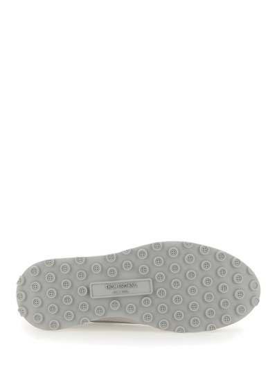 Shop Thom Browne Sneaker With Logo In Grigio