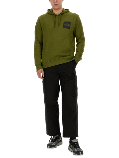Shop The North Face Sweatshirt With Logo In Verde
