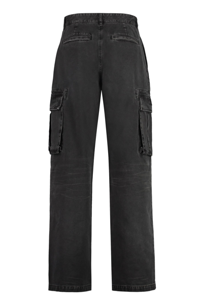 Shop Givenchy 5-pocket Straight-leg Jeans Multi-pocket Cotton Trousers In Grey