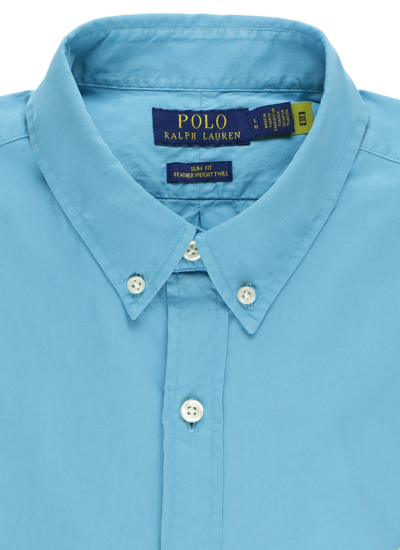 Shop Ralph Lauren Pony Shirt In Light Blue