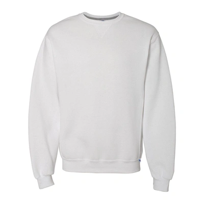 Shop Russell Athletic Dri Power Crewneck Sweatshirt In White