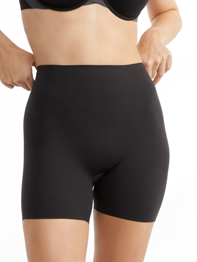 Shop Tc Fine Intimates Women's Sleek Essentials Firm Control Bike Shorts In Black