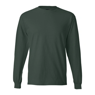 Shop Hanes Beefy-t Long Sleeve T-shirt In Multi