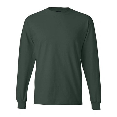 Hanes Beefy-t Long Sleeve T-shirt In Multi