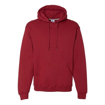 Russell Athletic Dri Power Hooded Sweatshirt In Red