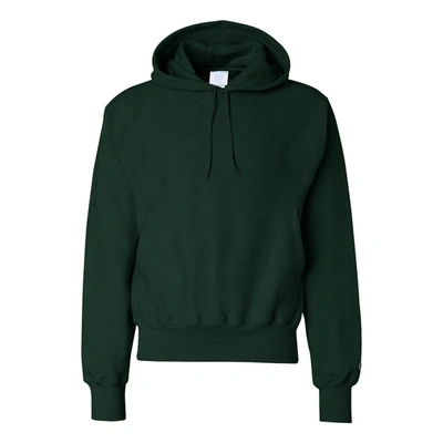 Champion Reverse Weave Hooded Sweatshirt In Green