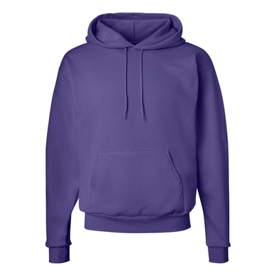 Shop Hanes Ecosmart Hooded Sweatshirt In Purple