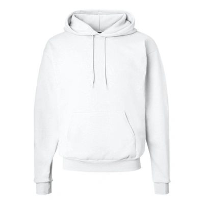 Hanes Ultimate Cotton Hooded Sweatshirt In White