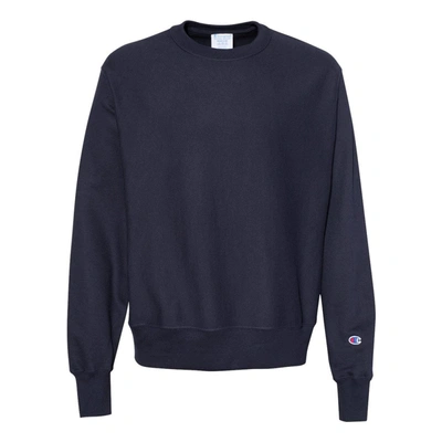 Champion Reverse Weave Crewneck Sweatshirt In Blue
