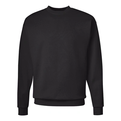 Shop Hanes Ecosmart Crewneck Sweatshirt In Black
