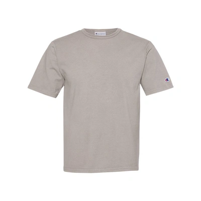 Shop Champion Garment-dyed T-shirt In Grey