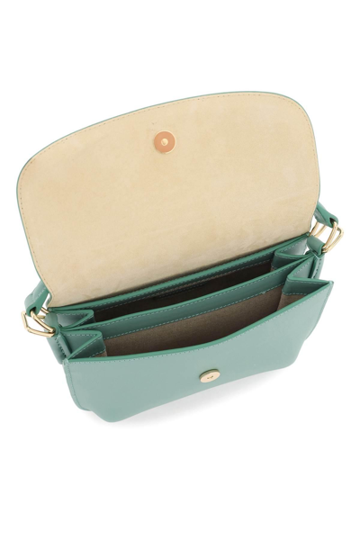 Shop Apc Sarah Mini Shoulder Bag In Green