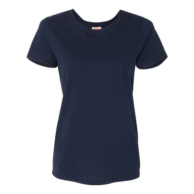 Shop Hanes Essential-t Womens T-shirt In Blue