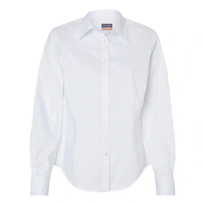 Shop Van Heusen Women's Stainshield Essential Shirt In White