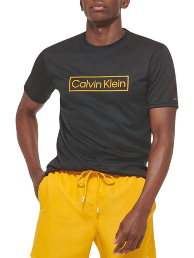 Shop Calvin Klein Men's Light Weight Shirt In Black