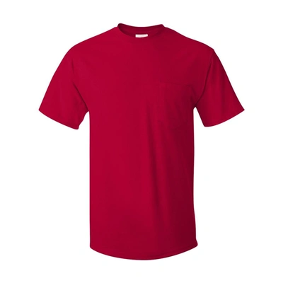 Hanes Authentic Pocket T-shirt In Silver