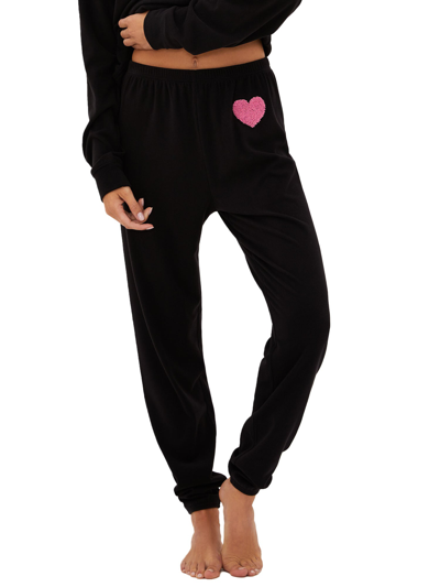 Shop Beach Riot Women's Georgie Knit Lounge Sweatpants In Black