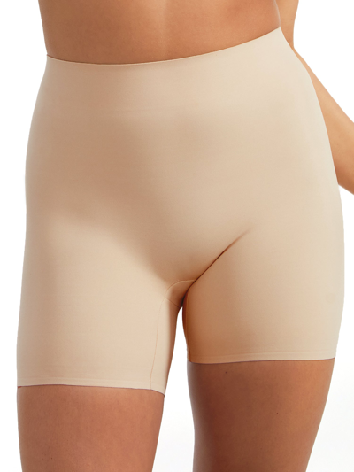 Shop Tc Fine Intimates Women's Sleek Essentials Firm Control Bike Shorts In Beige