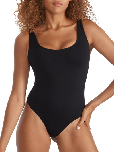Shop Bare Women's The Smoothing Seamless Bodysuit In Black