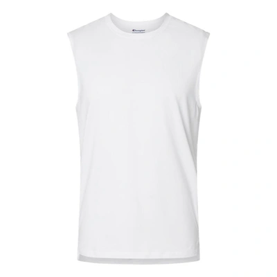 Shop Champion Sport Muscle T-shirt In White