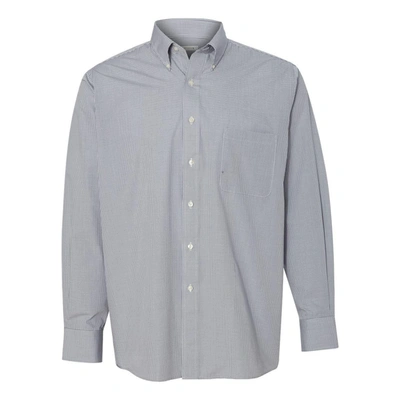 Shop Van Heusen Gingham Check Shirt In Grey