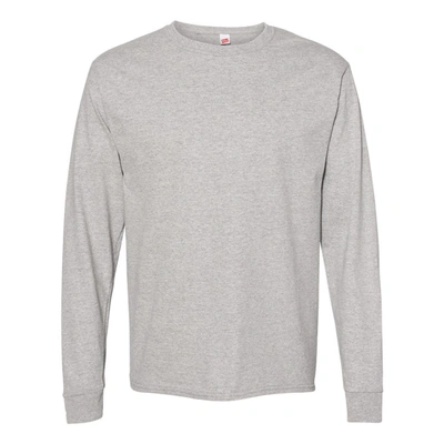Shop Hanes Essential-t Long Sleeve T-shirt In Multi