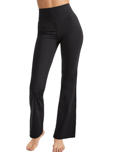 Shop Bare Women's Flair High-waist Leggings In Black