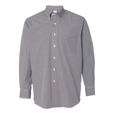 Van Heusen Gingham Check Shirt In Black