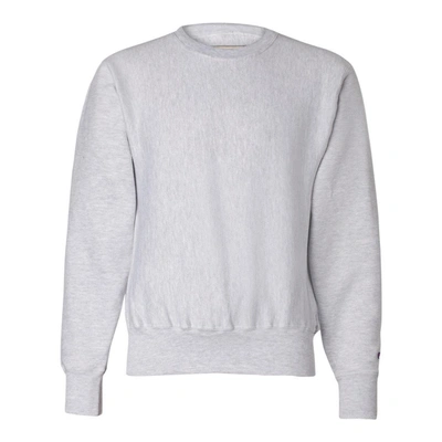 Shop Champion Reverse Weave Crewneck Sweatshirt In Silver