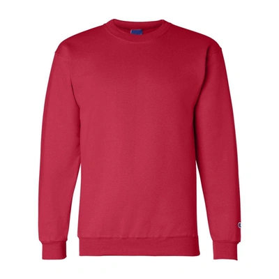 Shop Champion Powerblend Crewneck Sweatshirt In Red