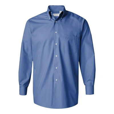 Shop Van Heusen Silky Poplin Shirt In Blue