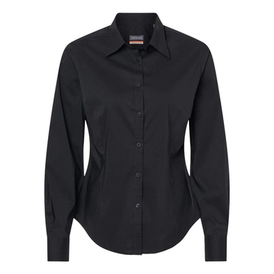 Shop Van Heusen Women's Stainshield Essential Shirt In Black