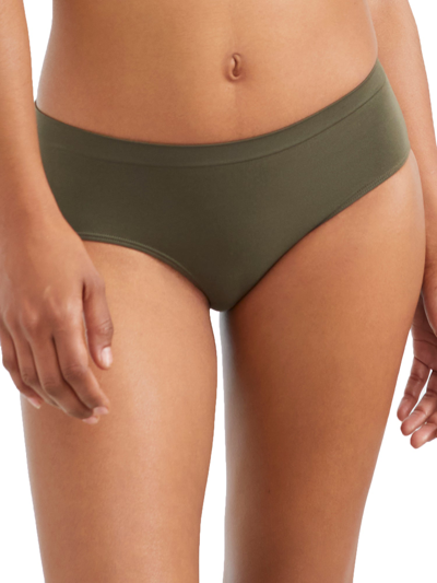 Shop Bare Women's The Easy Everyday Seamless Hipster In Green