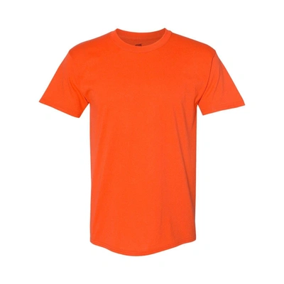 Shop Hanes Ecosmart T-shirt In Orange