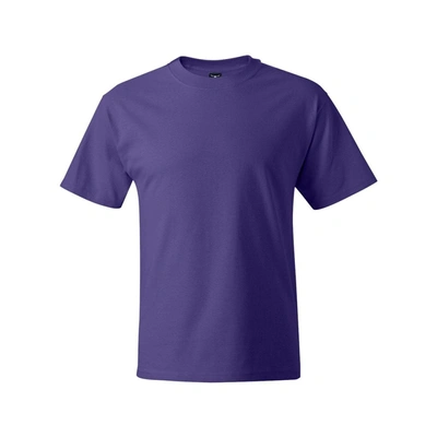 Shop Hanes Beefy-t T-shirt In Purple