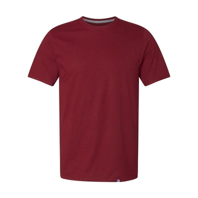 Shop Russell Athletic Essential 60/40 Performance T-shirt In Red