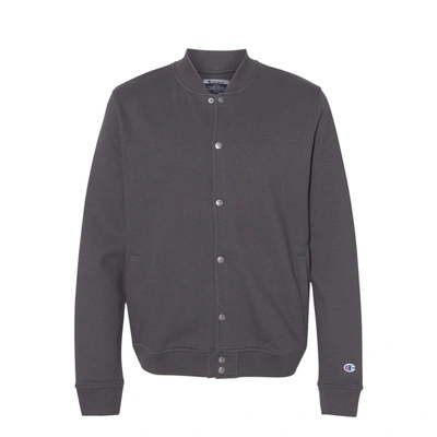 Champion Unisex Bomber Jacket In Grey