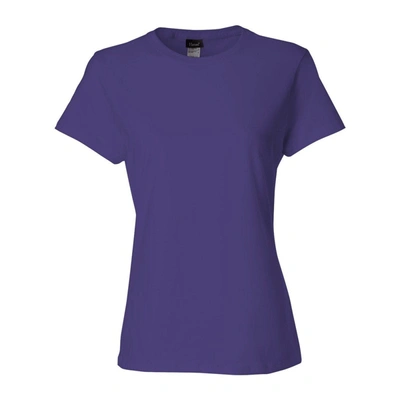 Shop Hanes Perfect-t Womens T-shirt In Purple