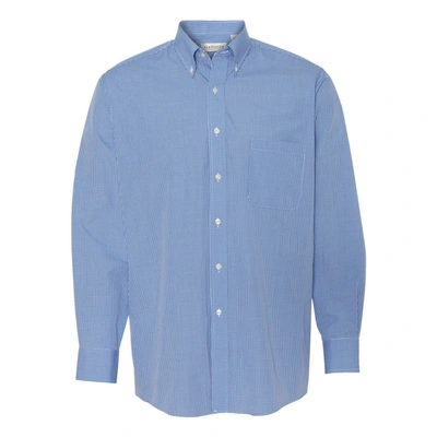Shop Van Heusen Gingham Check Shirt In Blue