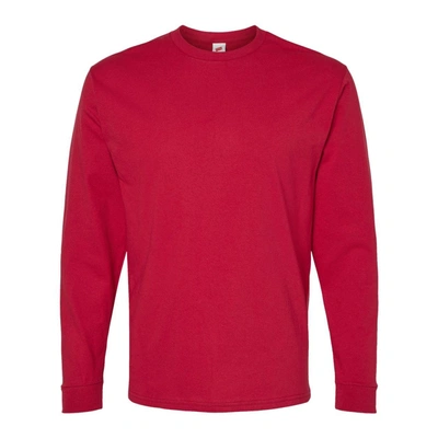 Shop Hanes Essential-t Long Sleeve T-shirt In Multi