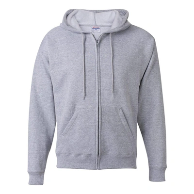 Hanes Ecosmart Full-zip Hooded Sweatshirt In Orange