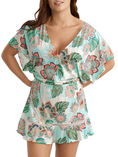Shop Coco Reef Women's Tropical Lotus Adorn Cover-up In Multi