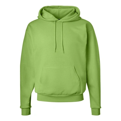Shop Hanes Ecosmart Hooded Sweatshirt In Green
