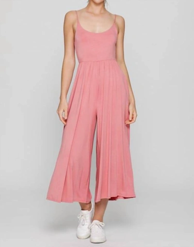 Shop Final Touch Wide Leg Jumpsuit In Pink