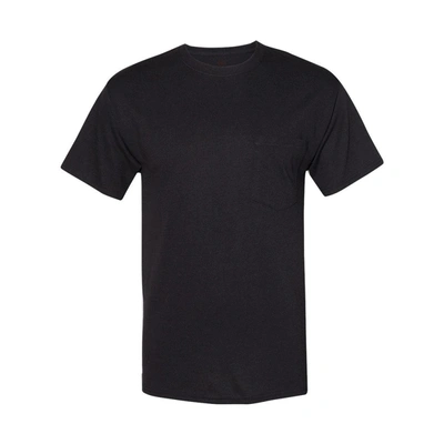 Shop Hanes Workwear Pocket T-shirt In Black