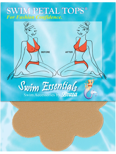 Shop Braza Bra Women's Disposable Swim Petals 5-pack In Brown