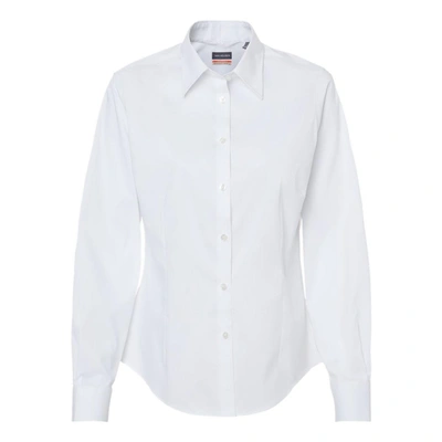 Shop Van Heusen Women's Ultra Wrinkle Free Shirt In White
