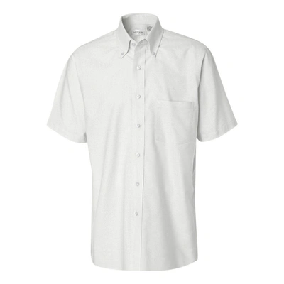 Shop Van Heusen Short Sleeve Oxford Shirt In White