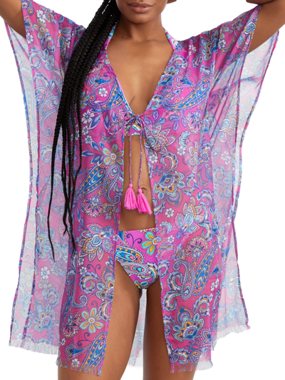 Shop Sunsets Women's Marrakesh Maldives Tunic Cover-up In Multi