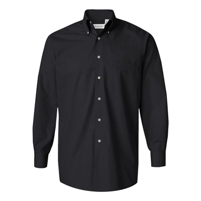 Shop Van Heusen Silky Poplin Shirt In Black
